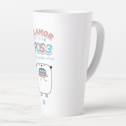 │El amor y los postres Latte Mok (Rechterhoek)