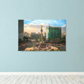 El Angel De Independencia Canvas Afdruk (Insitu (Houten vloer))