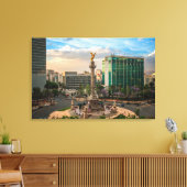 El Angel De Independencia Canvas Afdruk (Insitu (Woonkamer))