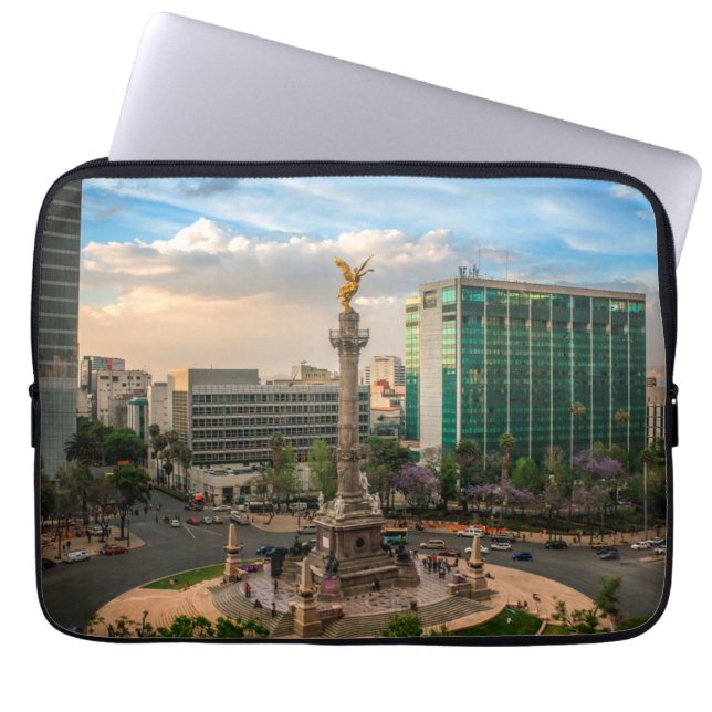 El Angel De Independencia Laptop Sleeve (Voorkant)