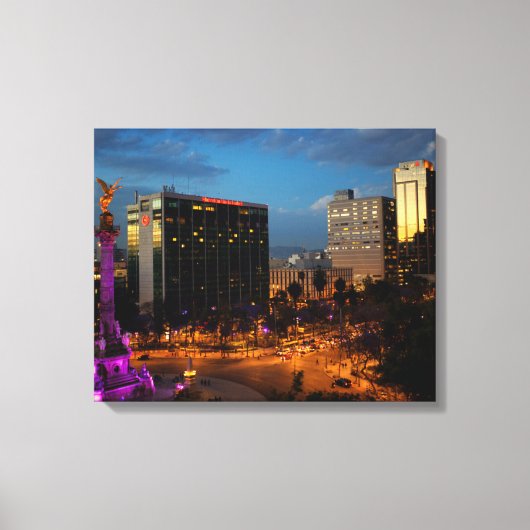 El Angel De Independencia, Mexicaans Landmark Canvas Afdruk (Voorkant)