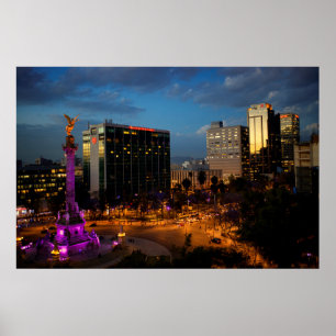 El Angel De Independencia, Mexicaans Landmark Poster