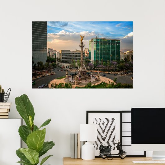 El Angel De Independencia Poster (Thuiskantoor)