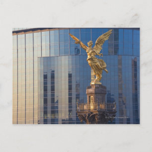 El Angel en Onafhankelijkheidsmonument en kantoren Briefkaart