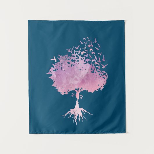 EL arbol de la amistad Wandkleed (Voorkant)