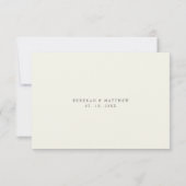 El Arco Cabo San Lucas Kindly Reply QR Code RSVP Kaartje (Achterkant)