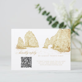 El Arco Cabo San Lucas Vriendelijk Antwoorden QR C RSVP Kaartje