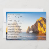El Arco - Cabo San Lucas Wedding Invitation Kaart (Achterkant)