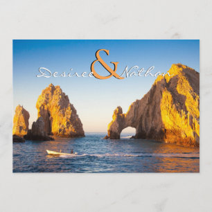 El Arco - Cabo San Lucas Wedding Invitation Kaart