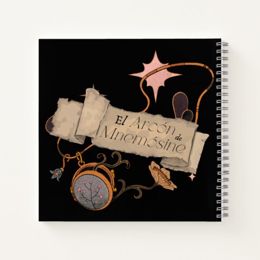 El arcón de Mnemósine Notitieboek (Achterkant)