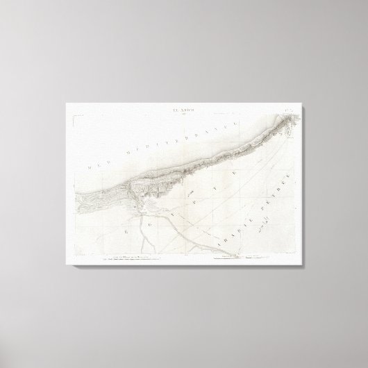 El Arich, Egypte Canvas Afdruk (Voorkant)