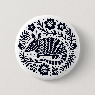 El Armadillo Ronde Button 5,7 Cm