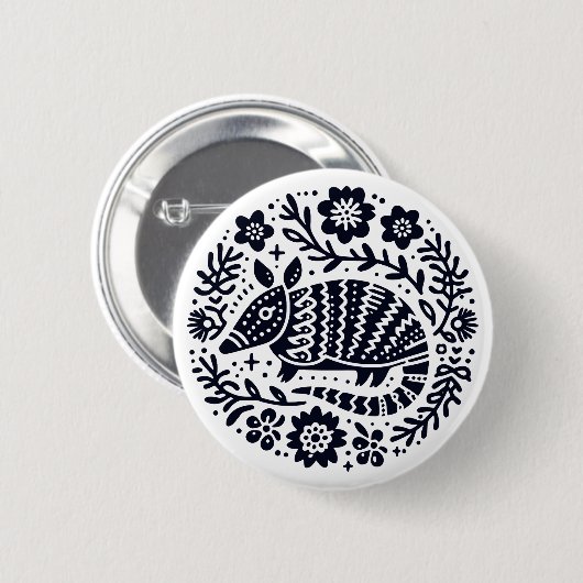 El Armadillo Ronde Button 5,7 Cm (Voorkant /achterkant)