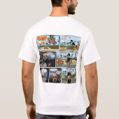 El arte toon skateboarden t-shirt (Achterkant)