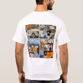 El arte toon x het Pet van Frank T-shirt (Achterkant)