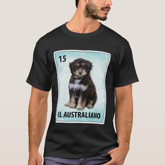 El Australiano Mexican Aussiedoodle Cards T-shirt (Voorkant)