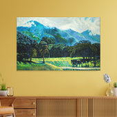 El Ávila desde el Parque del Este Canvas Afdruk (Insitu (Woonkamer))