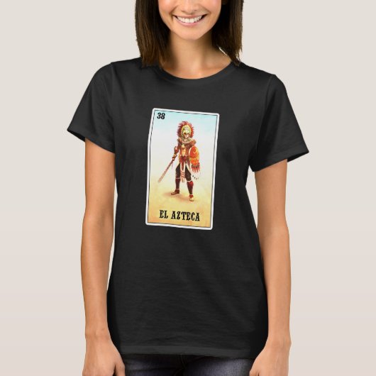 El Azteca Eagle Warriors Mexico Azteekse Ridders T-shirt (Voorkant)