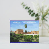 el badi marocco briefkaart (Staand voorkant)