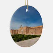 El Badi Palace, Marrakech, Marokko Keramisch Ornament (Rechts)