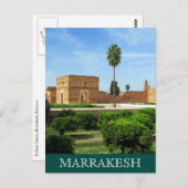 el badi palace marrakesh briefkaart (Voorkant / Achterkant)