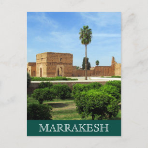 el badi palace marrakesh briefkaart
