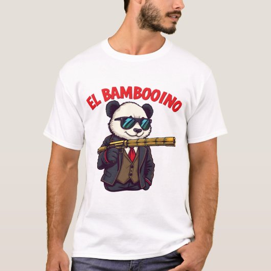 El Bambooino Panda T-shirt (Voorkant)