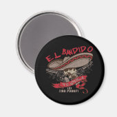 El Bandido Tequila Magnet (Voorkant / Achterkant)