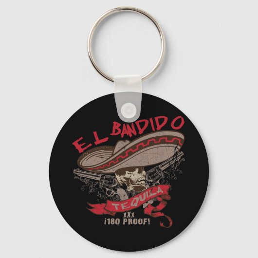 El Bandido Tequila Sleutelhanger (Voorkant)