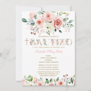 El Bautizo y Primer Añito invitación de nuestra hi Kaart