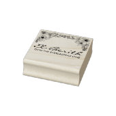 El-Berith Hebreeuwse namen van God Typografie Rubberstempel (Stempel)