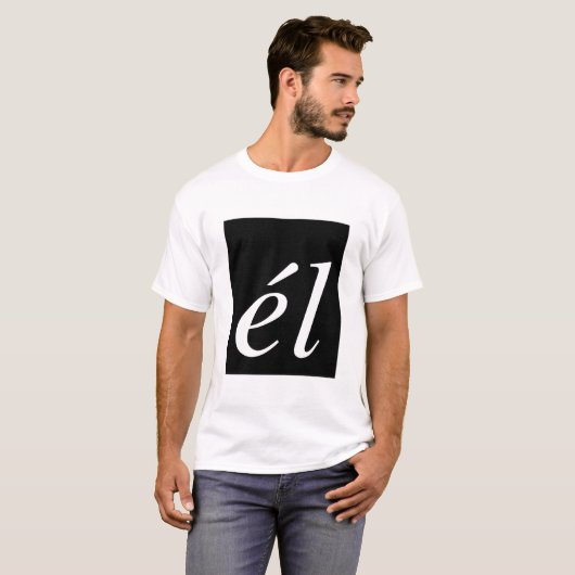 El Black Logo (mannen) T-shirt (Voorkant volledig)