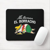 El Borracho Tacos Grappig Drink Humor Muismat (Met muis)
