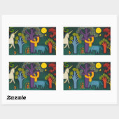 El Bosque Magico de Lucas 2009 Rechthoekige Sticker (Vel)
