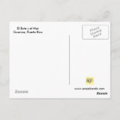 El Bote en el Mar Briefkaart (Achterkant)