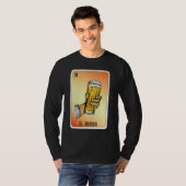 El Brusqui Mexican Slang Lottery Bingo Cards T-shirt (Voorkant volledig)