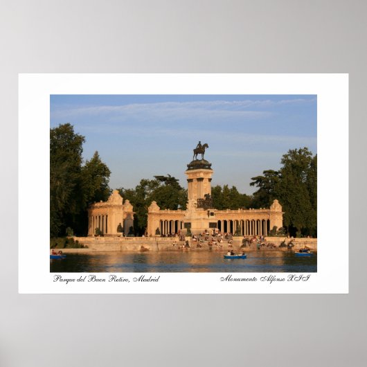 El Buen Retiro, Madrid Poster (Voorkant)