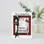 El Cachafaz Tango Briefkaart (Staand voorkant)