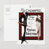 El Cachafaz Tango Briefkaart (Voorkant / Achterkant)