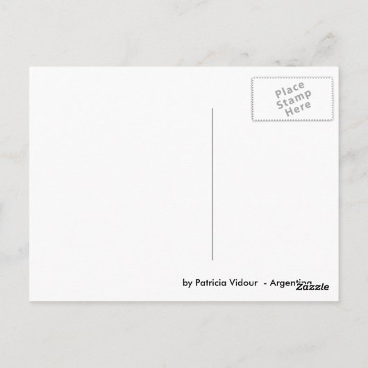 El Cachafaz Tango Briefkaart (Achterkant)