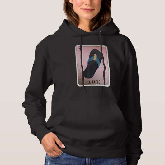 El Cacle Mexican Slang Lottery Bingo Cards Hoodie (Voorkant)