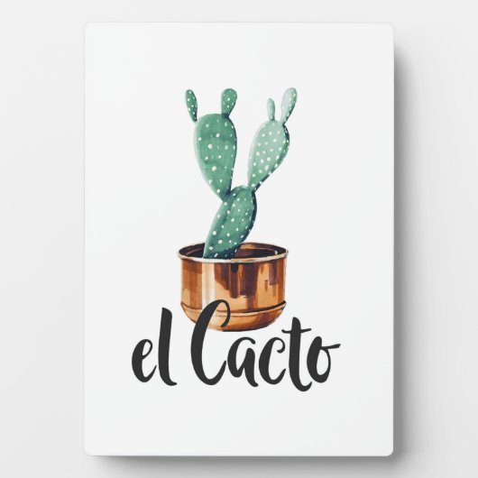 El Cactus Fotoplaat (voorkant)