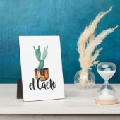 El Cactus Fotoplaat (Zijkant)