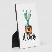 El Cactus Fotoplaat (Zijkant)