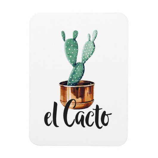 El Cactus Magneet (Verticaal)