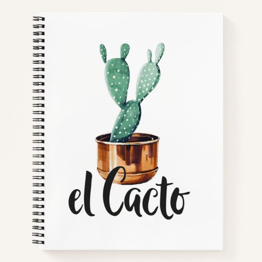 El Cactus Notitieboek (Voorkant)