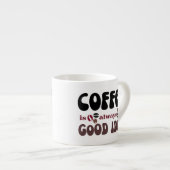 El café siempre es una buena idea espresso kop (Voorkant rechts)