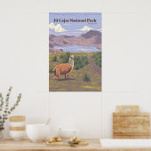 El Cajas Nationaal Park Ecuador Reisposter Poster (Keuken)