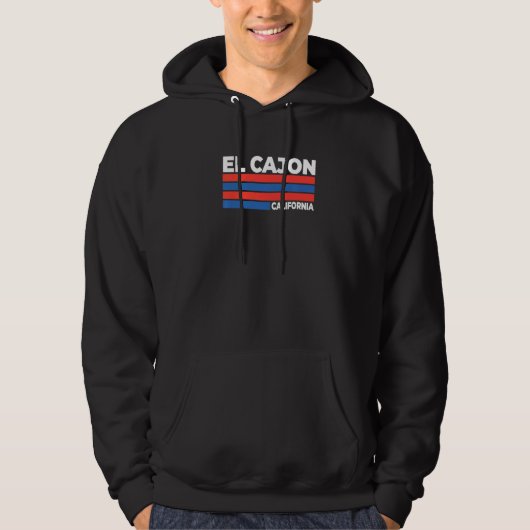 El Cajon California Ca Keepslag San Diego Remembra Hoodie (Voorkant)