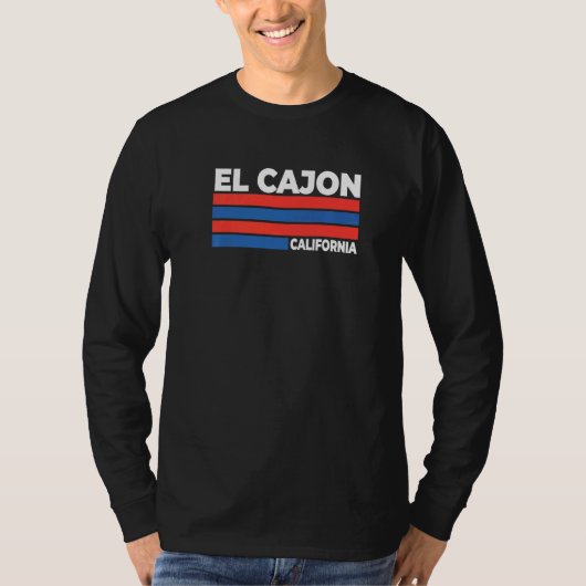 El Cajon California Ca Keepslag San Diego Remembra T-shirt (Voorkant)